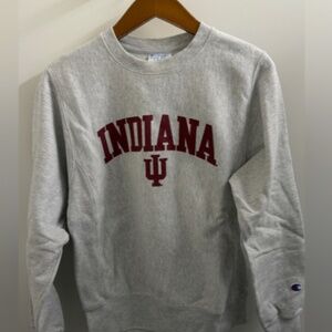 Vintage style Indiana University IU champion reverse weave sweatshirt.